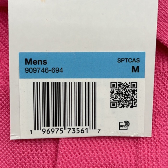 Nike Mens Size Medium Sportswear Athletic Pink Short Sleeve Polo 909746 694 - Picture 5 of 5